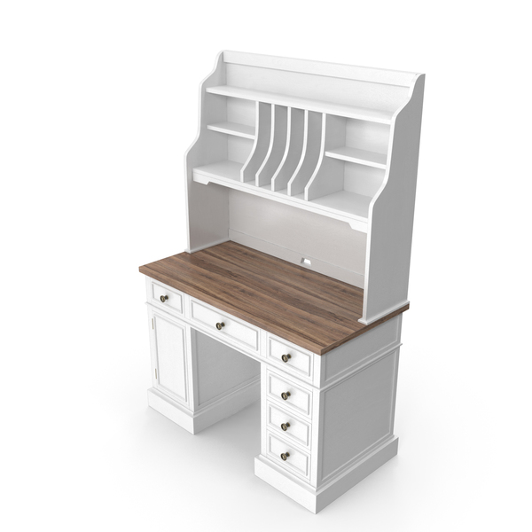 The Studley Collection Desk Including Organizer PNG & PSD Images