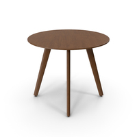 Aurelle Walnut Dining Table PNG & PSD Images