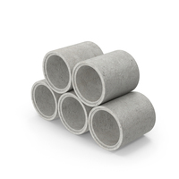 Stack Of Concrete Pipes PNG & PSD Images
