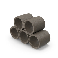 Dark Concrete Pipes PNG & PSD Images