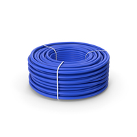 Blue Flexible Cable PNG & PSD Images