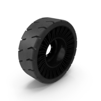 米其林X Tweel硬表面轮胎PNG和PSD图像