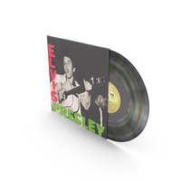 Elvis Vintage Vinyl Album PNG & PSD Images