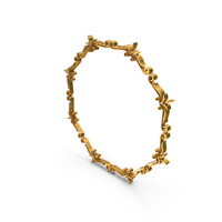 Gold Octagonal Border Frame PNG & PSD Images