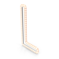 Christmas LED Garland Letter L PNG & PSD Images