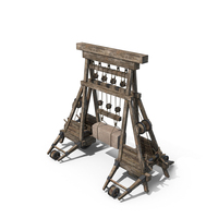 Medieval Wooden Crane PNG & PSD Images