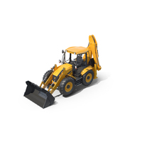 Wheel Loader With Open Cabin PNG & PSD Images