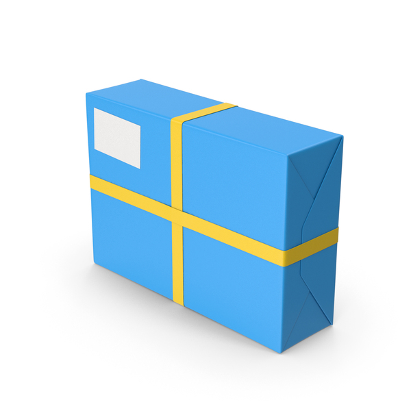 Blue Package PNG & PSD Images