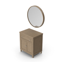 Cabinet With Mirror PNG & PSD Images