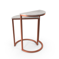 Marble Top Nesting Tables PNG & PSD Images