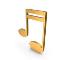 Musical Symbol Gold PNG & PSD Images