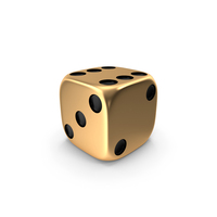 Dice Gold Black PNG & PSD Images