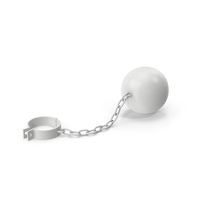 White Ball And Chain PNG & PSD Images