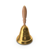Bell With Wooden Handle PNG & PSD Images