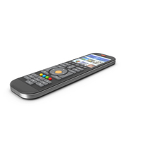 Modern TV Remote With Display Screen PNG & PSD Images