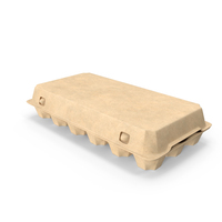 Brown Blank Paper Pulp Carton Of 18 Eggs PNG & PSD Images