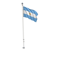 Argentina Cloth Flag Stand PNG & PSD Images