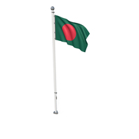Bangladesh Cloth Flag Stand PNG & PSD Images