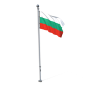 Bulgaria Cloth Flag Stand PNG & PSD Images