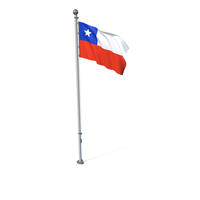 Chile Cloth Flag Stand PNG & PSD Images
