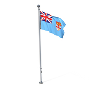 Fiji Cloth Flag Stand PNG & PSD Images