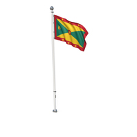 Grenada Cloth Flag Stand PNG & PSD Images