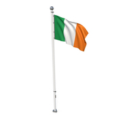 Ireland Cloth Flag Stand PNG & PSD Images