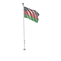 Malawi Cloth Flag Stand PNG & PSD Images