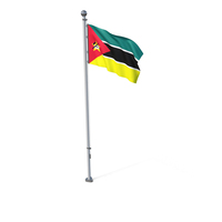 Mozambique Cloth Flag Stand PNG & PSD Images