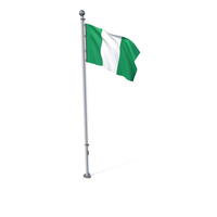 Nigeria Cloth Flag Stand PNG & PSD Images
