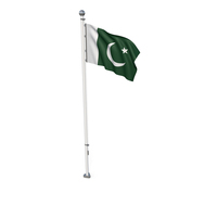 Pakistan Cloth Flag Stand PNG & PSD Images