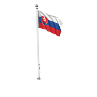 Slovakia Cloth Flag Stand PNG & PSD Images
