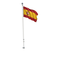 Spain Cloth Flag Stand PNG & PSD Images