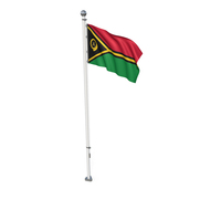 Vanuatu Cloth Flag Stand PNG & PSD Images