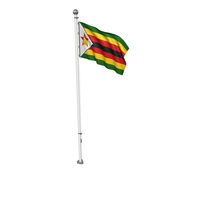 Zimbabwe Cloth Flag Stand PNG & PSD Images
