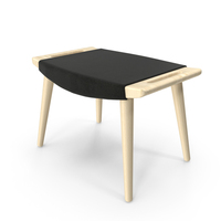 H.J. Wegners PP-120 Foot-Stool PNG & PSD Images