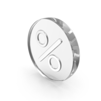 Percent Loan Silver Glass PNG & PSD Images