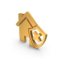 Home Secure Wrong Not Allowed Gold PNG & PSD Images