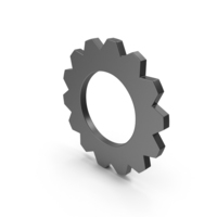 Icon Cogwheel Black PNG & PSD Images