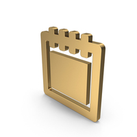Gold Calendar Icon PNG & PSD Images
