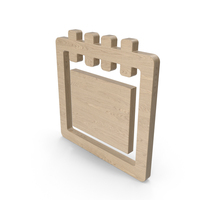 Wood Calendar Icon PNG & PSD Images