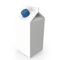 Milk Carton Medium Blank PNG & PSD Images