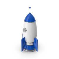 Blue And White Spaceship PNG & PSD Images
