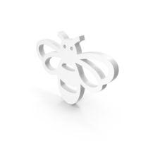Bee White PNG & PSD Images
