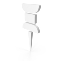 Desk Pin White PNG & PSD Images