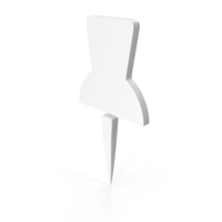 Desk Pin White PNG & PSD Images