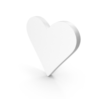 Love Symbol White PNG & PSD Images