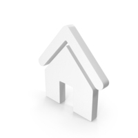 House Symbol White PNG & PSD Images
