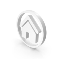 House Symbol White PNG & PSD Images