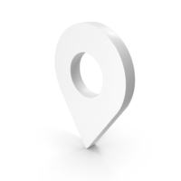 Location Symbol White PNG & PSD Images